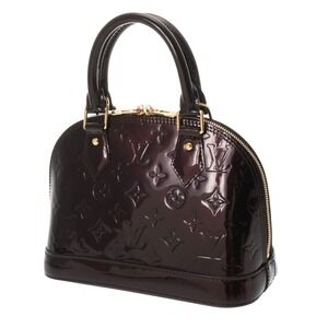 Louis Vuitton Purple Monogram Alma Bag Amarante Vernis